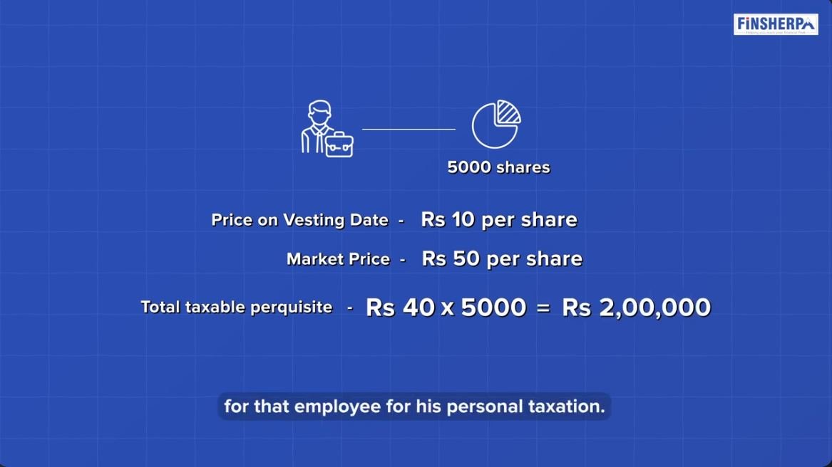 Taxation on ESOP Example - Finsherpa